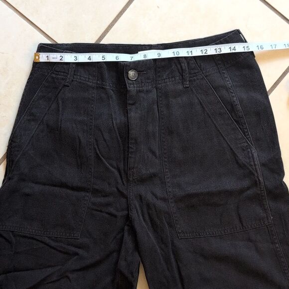Everlane The Utility Pant In Buttersoft Black Size 6 - Picture 7 of 13